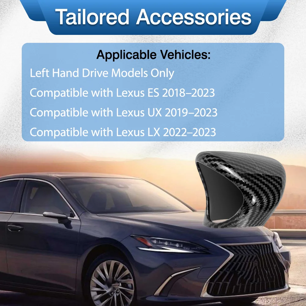 Car Interior Gear Shift Knob Head Cover Trim For Lexus ES 2018–2023 UX 2019–2023 LX 2022–2023 Carbon Fiber Look ABS Accessories
Car Interior Gear Shift Knob Head Cover Trim For Lexus ES 2018–2023 UX 2019–2023 LX 2022–2023 Carbon Fiber Look ABS Accessories