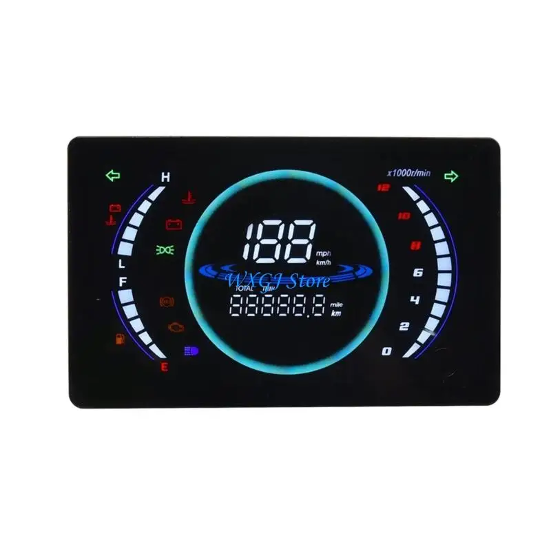 37JE High Precise Motorcycle Speedometer Digital LCD Display Tachometer Odometer 12V Waterproof Aluminum Alloy Construction
37JE High Precise Motorcycle Speedometer Digital LCD Display Tachometer Odometer 12V Waterproof Aluminum Alloy Construction