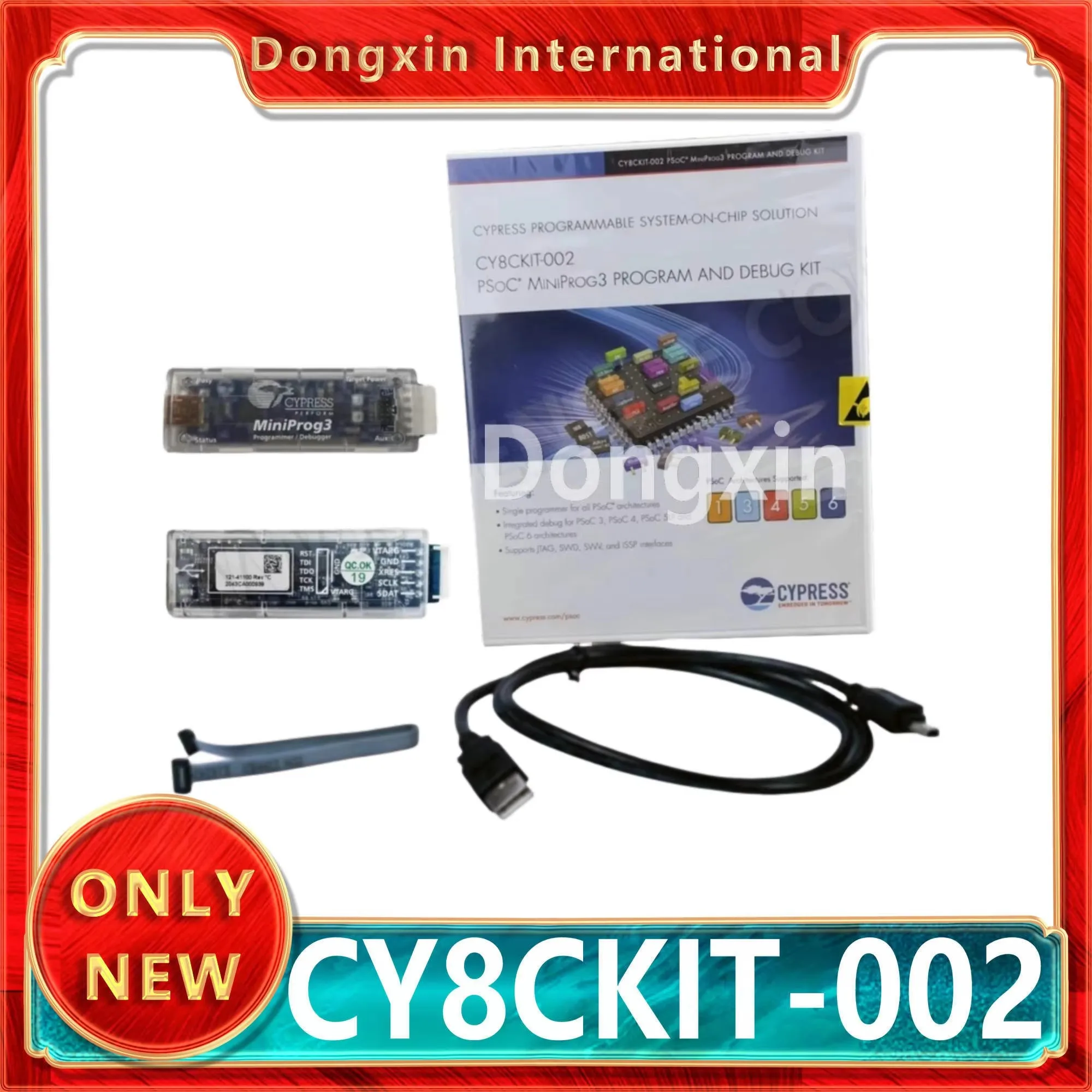 CY8CKIT-002 Комплект макетной платы MiniProg3 PsoC Cypress, горелка для моделирования программирования
CY8CKIT-002 Комплект макетной платы MiniProg3 PsoC Cypress, горелка для моделирования программирования