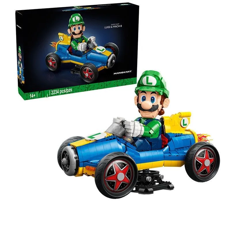 New Luigi 72050 Mach 8 Super Racing Car Building Blocks Set Educational DIY Bricks Toy Creative Race Car for Adult
New Luigi 72050 Mach 8 Super Racing Car Building Blocks Set Educational DIY Bricks Toy Creative Race Car for Adult