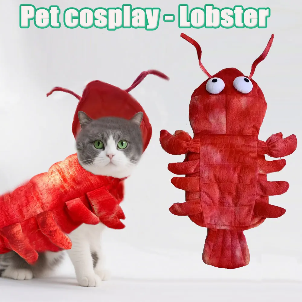 lobster Pet Clothes Halloween Cat & Dog funny Costumes Large, Small, Medium-sized Dogs clothes Pet Supplies
lobster Pet Clothes Halloween Cat & Dog funny Costumes Large, Small, Medium-sized Dogs clothes Pet Supplies