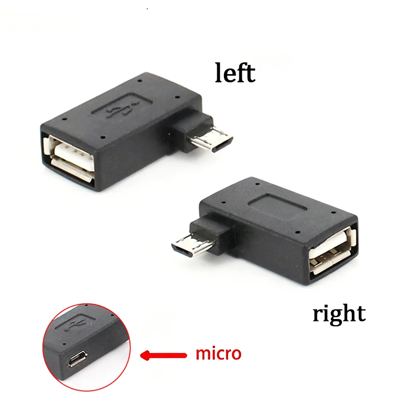 90 Degree Micro USB OTG Adapter for Fire Stick TV Snes Mini Classic Nes Mini with Power Supply Left Right Angled
90 Degree Micro USB OTG Adapter for Fire Stick TV Snes Mini Classic Nes Mini with Power Supply Left Right Angled