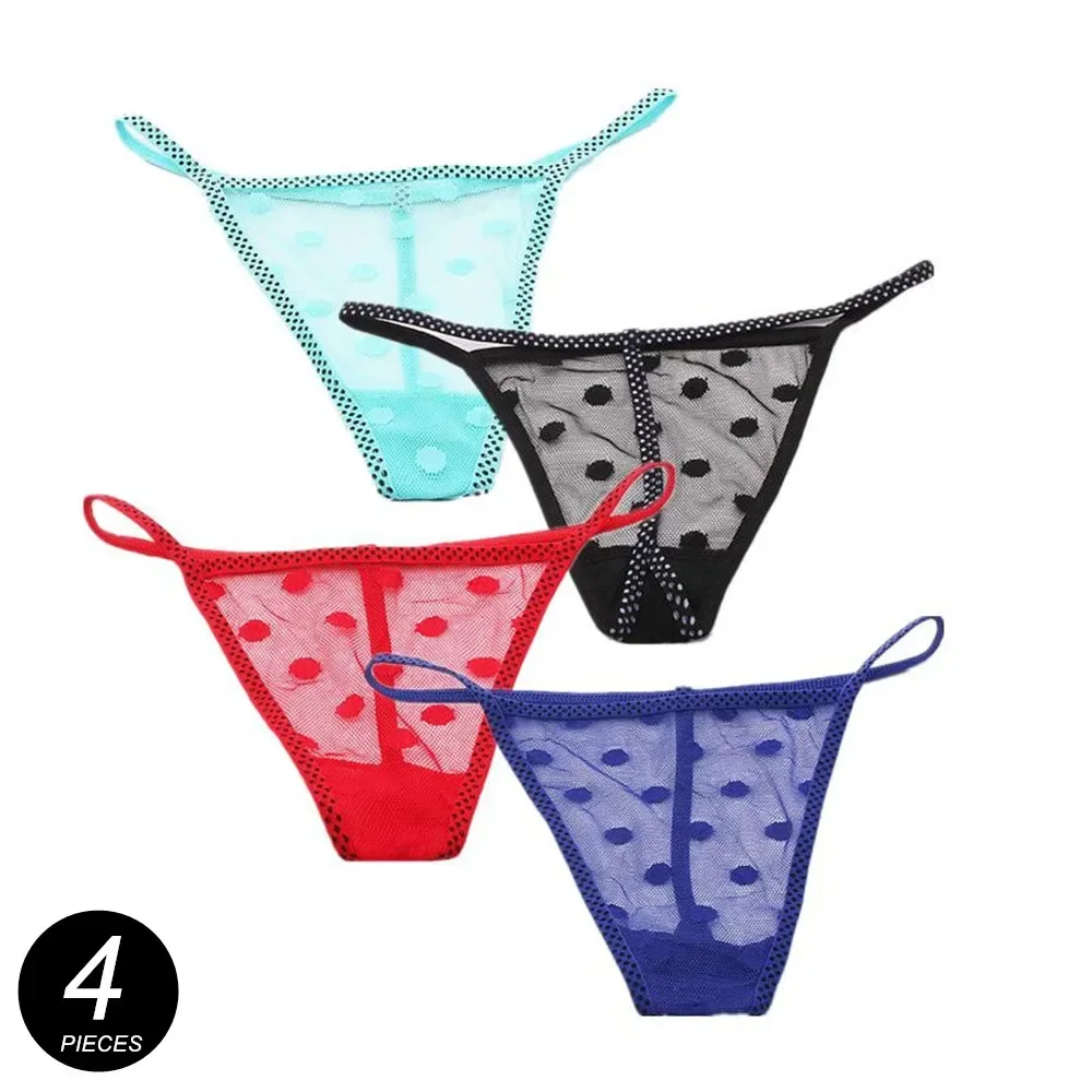 4PCS Women Mesh Transparent Thongs G Strings Sexy Seamless "Dots" Underwear Female Underpants Intimates Lingerie
4PCS Women Mesh Transparent Thongs G Strings Sexy Seamless "Dots" Underwear Female Underpants Intimates Lingerie