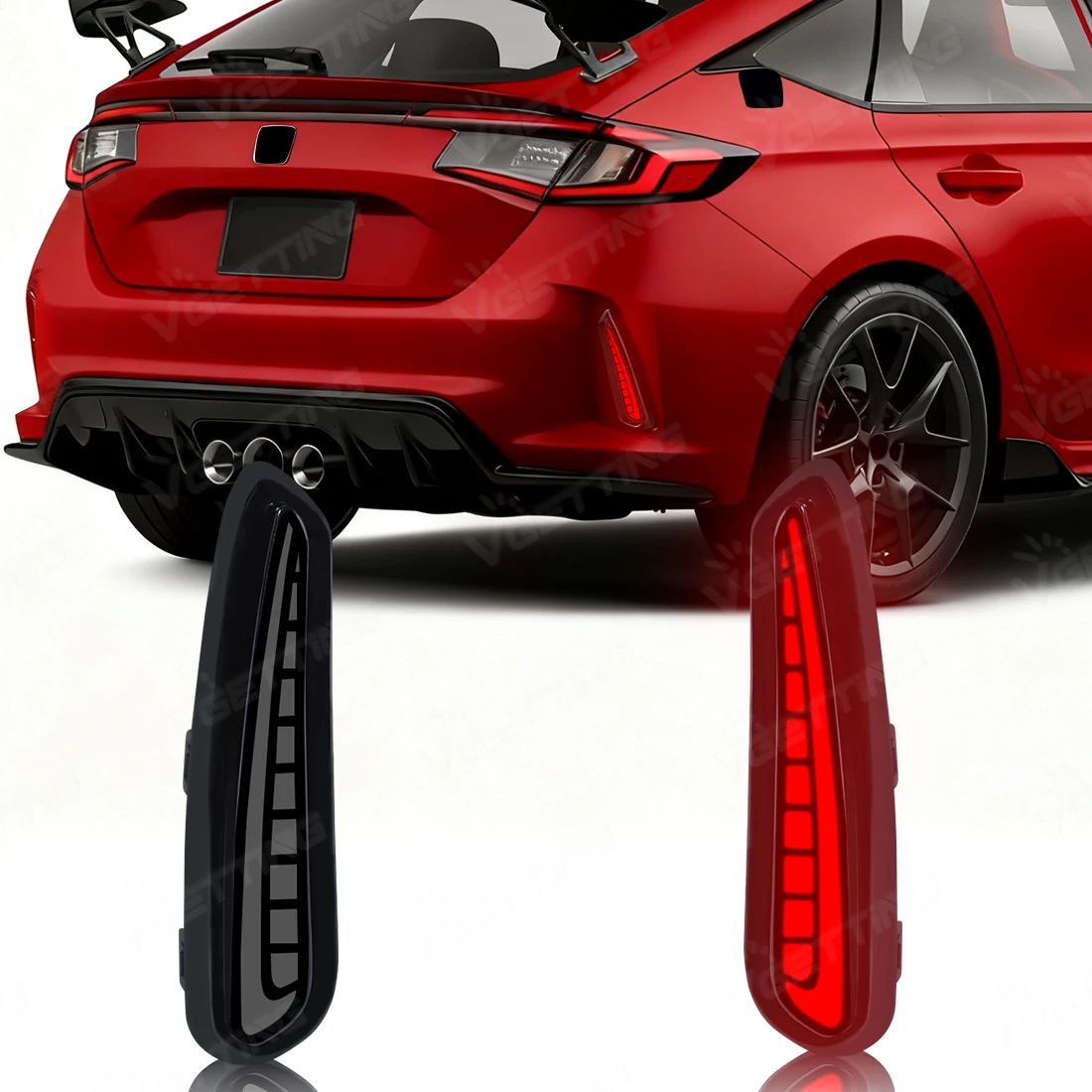 For Honda Civic Type R 2024 2025 LED Rear Bumper Reflector Lights Dynamic Turn Signal Lamp Rear Brake Taillamp Car Accessories
For Honda Civic Type R 2024 2025 LED Rear Bumper Reflector Lights Dynamic Turn Signal Lamp Rear Brake Taillamp Car Accessories