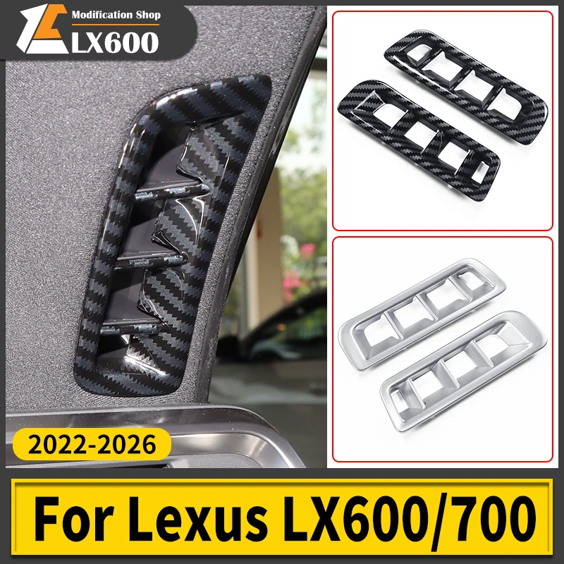 For Toyota 2022-2026 Lexus LX600 LX700 600 700 Car A Pillar Vent Decoration Cover Easy Install Interior Protection Accessories
For Toyota 2022-2026 Lexus LX600 LX700 600 700 Car A Pillar Vent Decoration Cover Easy Install Interior Protection Accessories