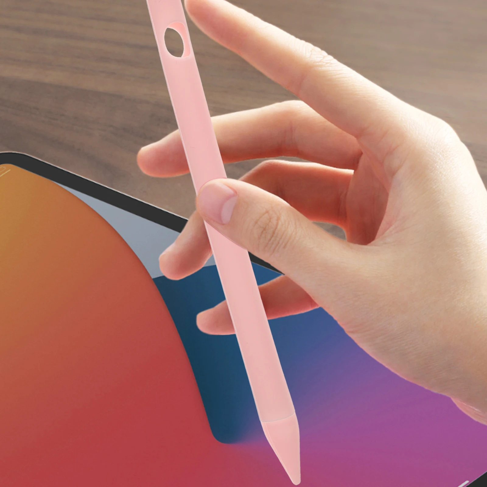 Silicone Stylus for 1 Anti-fall Pencil Case Sleeve Soft Texture Handwriting Pen Protector Pencil Sleeve Holder
Silicone Stylus for 1 Anti-fall Pencil Case Sleeve Soft Texture Handwriting Pen Protector Pencil Sleeve Holder