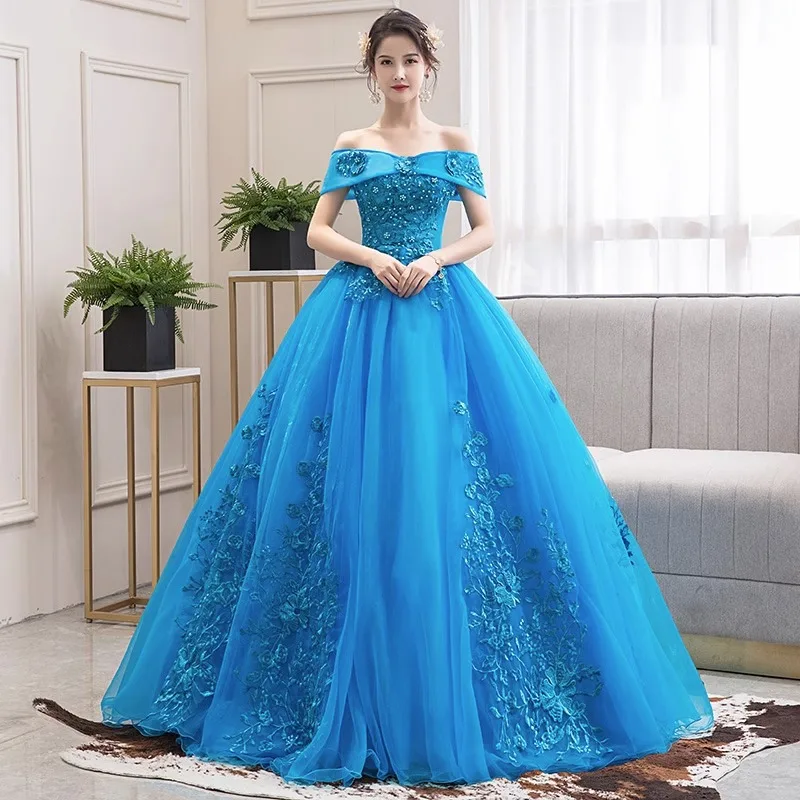 Student Performance, Art Exam Dress, Stage Solo, Fluffy Skirt, Annual Party Host, One Shoulder Long Performance Dress, Female
Student Performance, Art Exam Dress, Stage Solo, Fluffy Skirt, Annual Party Host, One Shoulder Long Performance Dress, Female