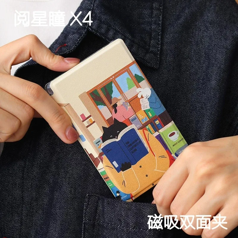 For XTEINK X4 Case Magnetic Protective Case Strong Magnetic Flip Cover Shockproof XTEINK X4 4.3" E-Ink Reader Protective Cover
For XTEINK X4 Case Magnetic Protective Case Strong Magnetic Flip Cover Shockproof XTEINK X4 4.3" E-Ink Reader Protective Cover