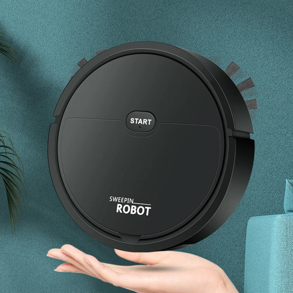 Robot Vacuum Cleaner 60Min Work Charge Pet Sweeping Mopping Wet Dry Wipes Black Color Mini Storage
Robot Vacuum Cleaner 60Min Work Charge Pet Sweeping Mopping Wet Dry Wipes Black Color Mini Storage