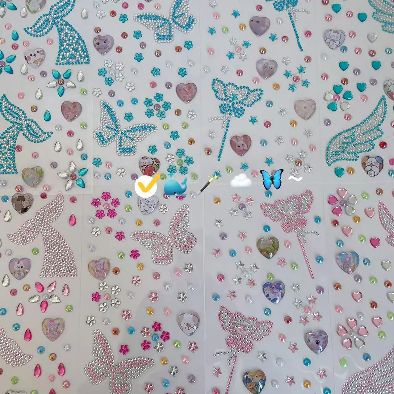 Stickers Gem Diamond Art Crystal Sticker Toy for Girl Princess Dress Up 3D Rhinestone Craft Decoration
Stickers Gem Diamond Art Crystal Sticker Toy for Girl Princess Dress Up 3D Rhinestone Craft Decoration