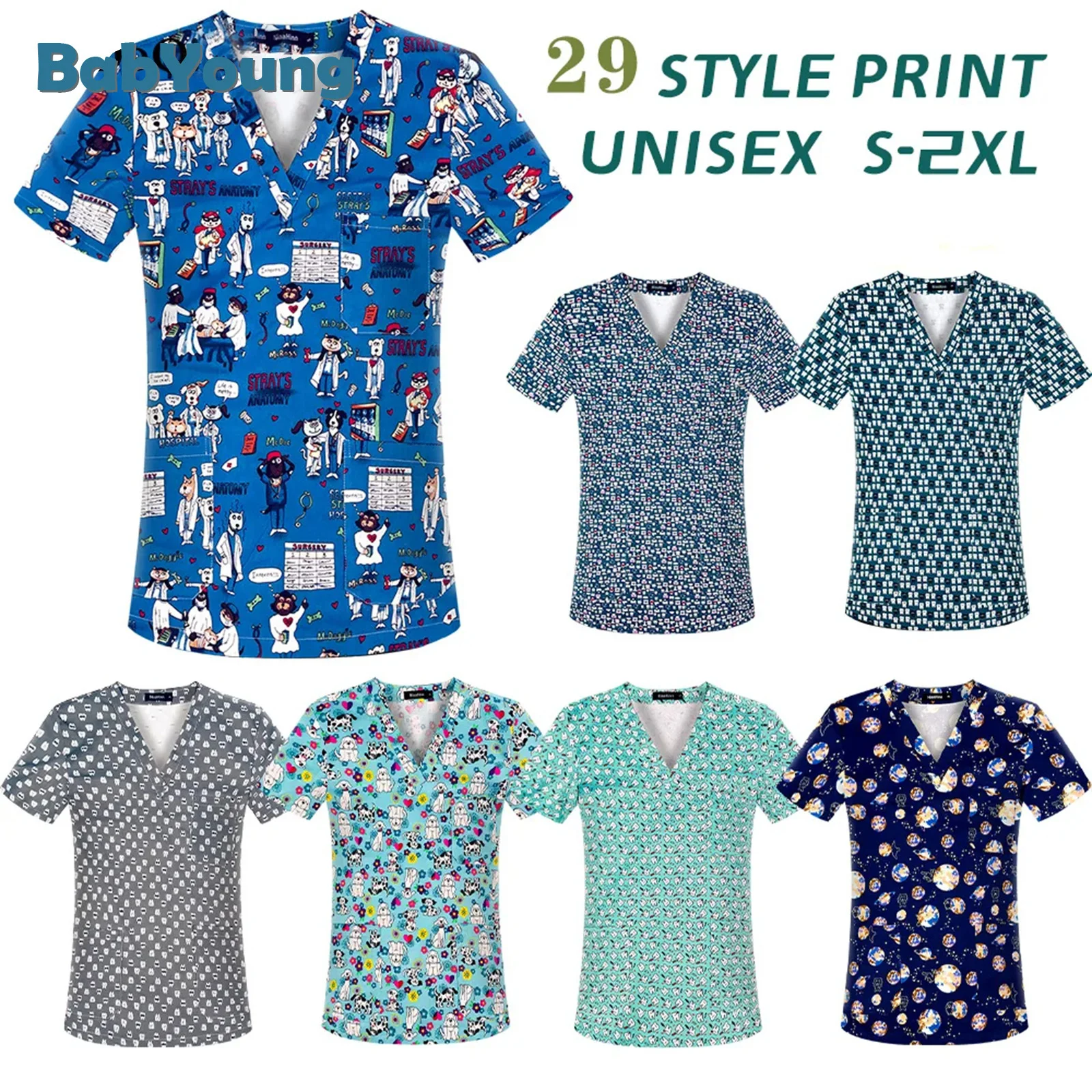 Pet Hospital Work Doctor Scrubs Dentistry Overalls Lab Clothes Phary Medical Uniform Shirt Surgical Tops
Pet Hospital Work Doctor Scrubs Dentistry Overalls Lab Clothes Phary Medical Uniform Shirt Surgical Tops