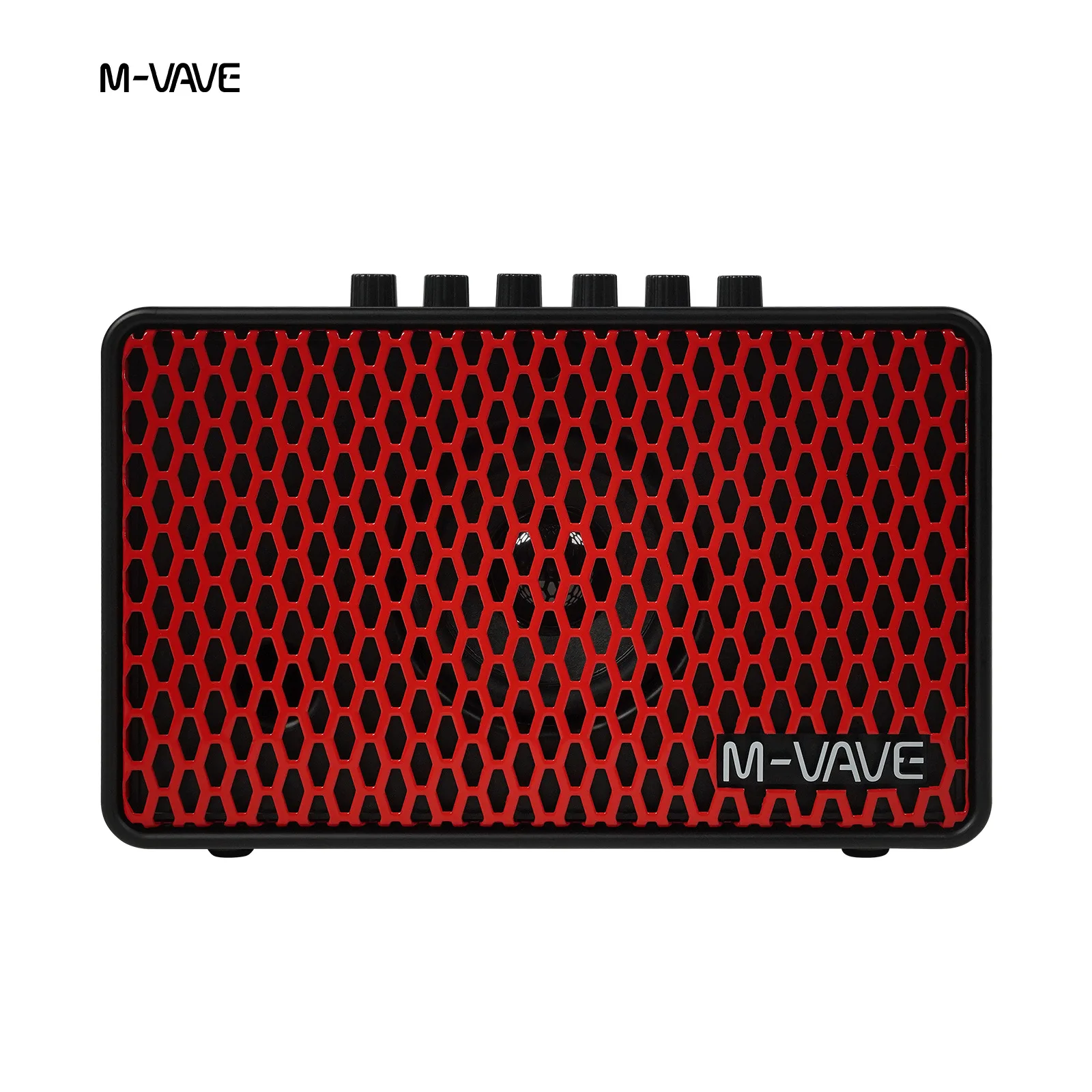 M-VAVE SP100red Portable Guitar/Bass Amplifier: 9 Voices, 16 FX, Wireless Bluetooth, Rechargeable Battery
M-VAVE SP100red Portable Guitar/Bass Amplifier: 9 Voices, 16 FX, Wireless Bluetooth, Rechargeable Battery