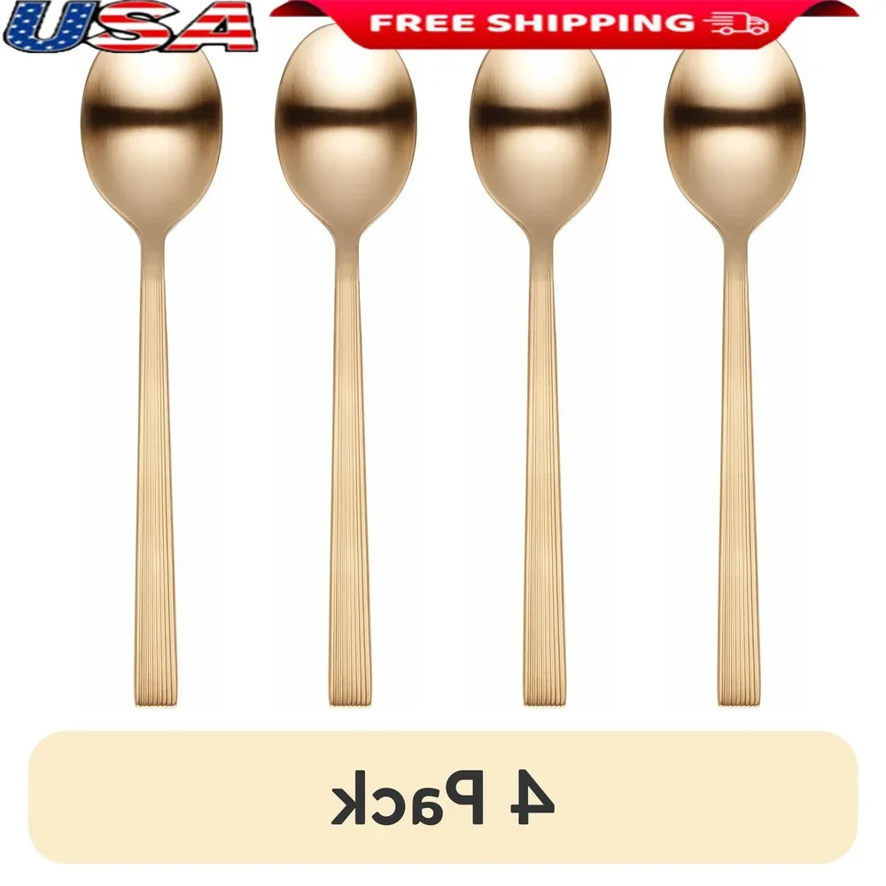 (4 упаковки посуды из нержавеющей стали River Gold с эргономичной ручкой
(4 упаковки посуды из нержавеющей стали River Gold с эргономичной ручкой