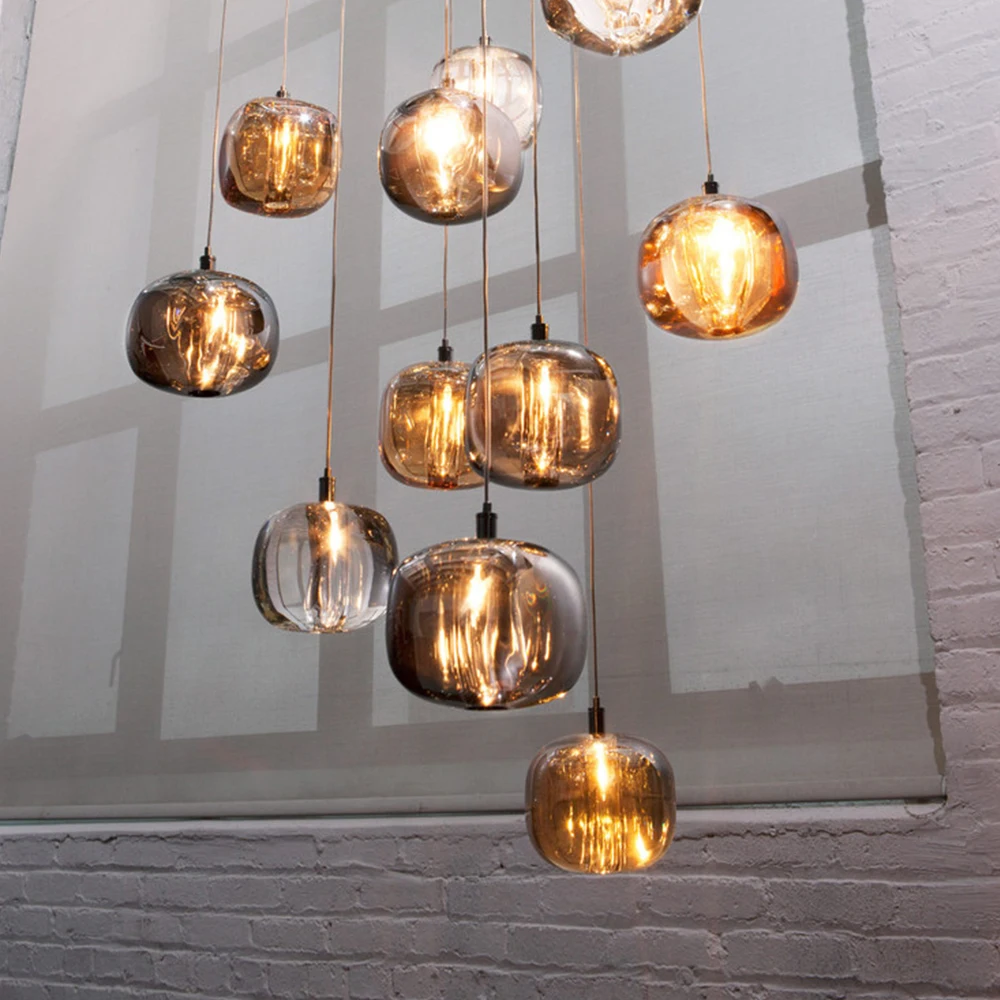 Nordic LED Pendant Lamp for Living Dining Room Kitchen Bedroom Ceiling Chandelier Crystal Glass Ball Design Hanging Lighting G4
Nordic LED Pendant Lamp for Living Dining Room Kitchen Bedroom Ceiling Chandelier Crystal Glass Ball Design Hanging Lighting G4