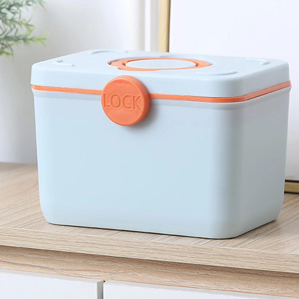 Portable First Aid Medicine Box Durable Plastic Easy Open Close Large Capacity Storage Travel Outdoor Home Office Schools Double
Portable First Aid Medicine Box Durable Plastic Easy Open Close Large Capacity Storage Travel Outdoor Home Office Schools Double