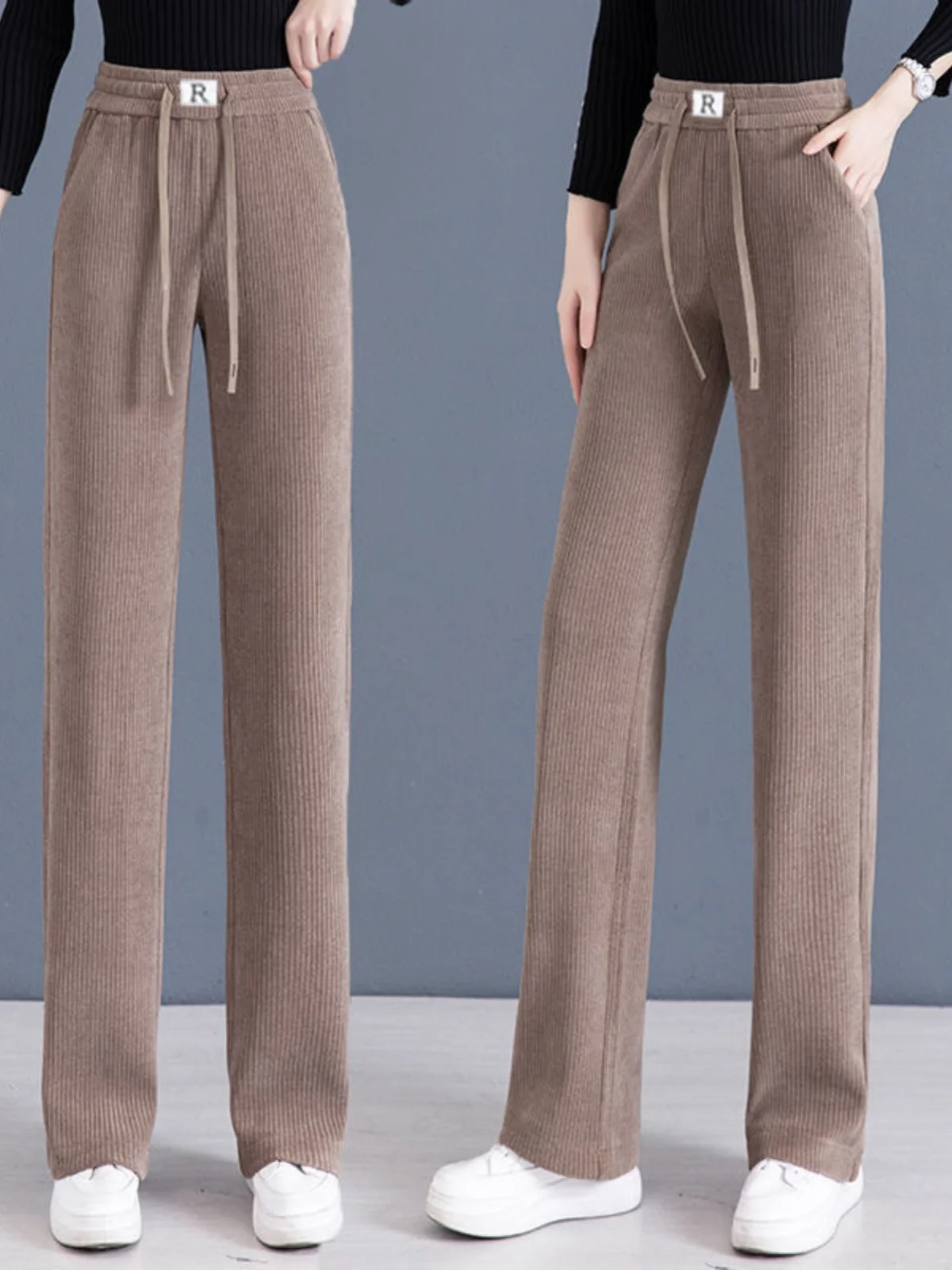 High Waist Wide Leg Pants Women's Spring Autumn Winter 2023 New Drapey Slim Fit Straight Leg Pants Fleece Lined Casual Trousers
High Waist Wide Leg Pants Women's Spring Autumn Winter 2023 New Drapey Slim Fit Straight Leg Pants Fleece Lined Casual Trousers