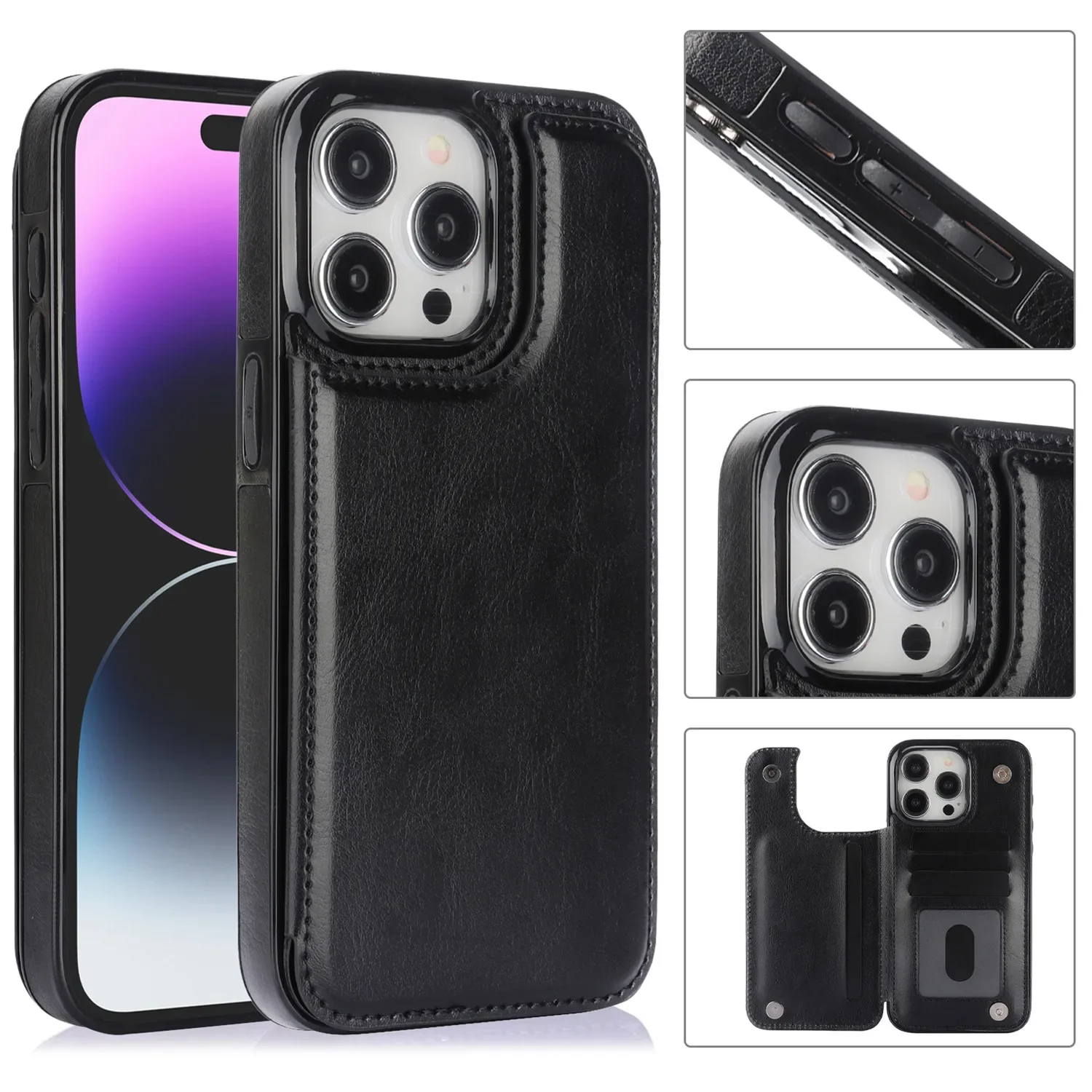 Flip PU Leather Phone Case for IPhone 13 12 Mini 15 14 11 Pro Max X XS XR 7 8 Plus Wallet with Card Holder Shockproof Cover
Flip PU Leather Phone Case for IPhone 13 12 Mini 15 14 11 Pro Max X XS XR 7 8 Plus Wallet with Card Holder Shockproof Cover