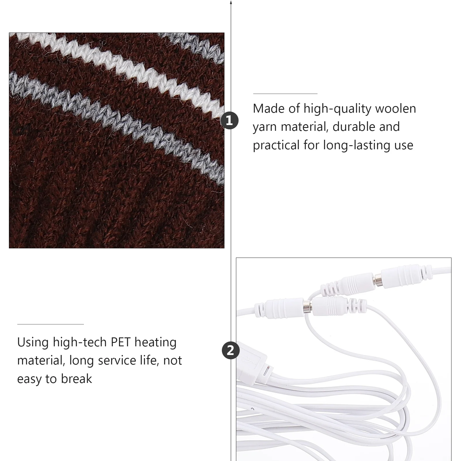 1Pair USB Heating Gloves Thermal Hands Warmer Stylish Elegant Unisex Long Service Life Pet Material Suitable for TV Games
1Pair USB Heating Gloves Thermal Hands Warmer Stylish Elegant Unisex Long Service Life Pet Material Suitable for TV Games