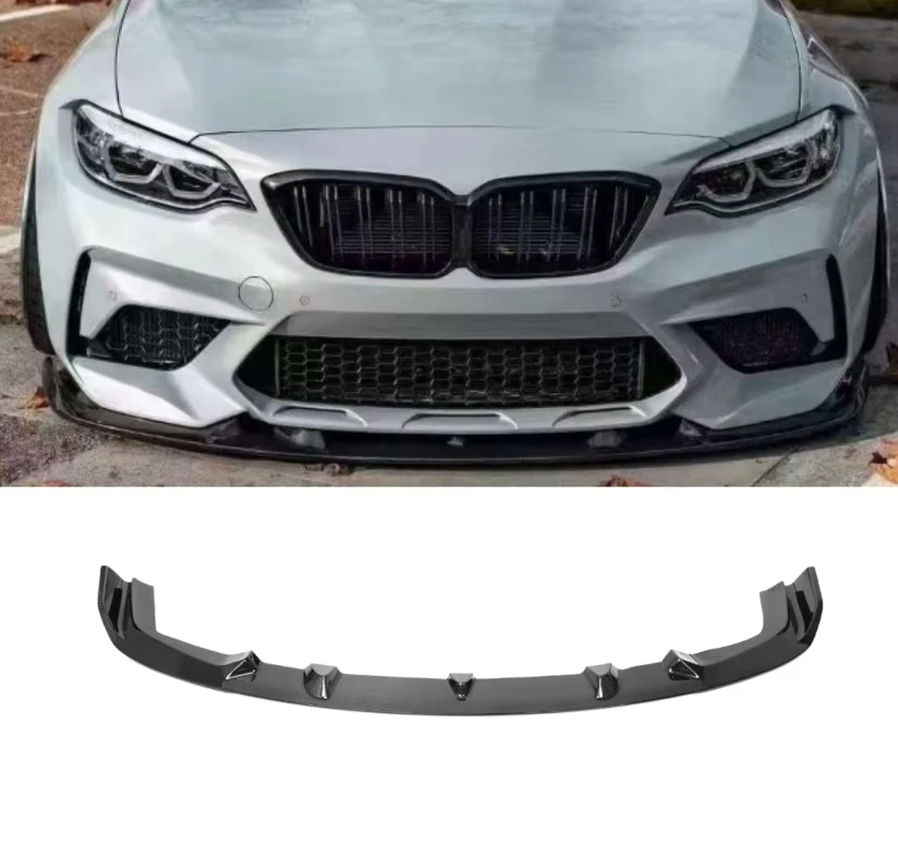 F87 3D Style Carbon Fiber Front Lip Front Bumper Body Kit for 2014-2018 New F87 M2 2019 M2C Car Bumpers
F87 3D Style Carbon Fiber Front Lip Front Bumper Body Kit for 2014-2018 New F87 M2 2019 M2C Car Bumpers