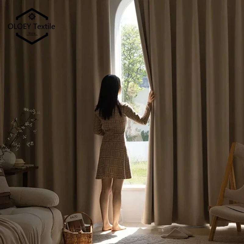 Luxury Thick Blackout Curtains for Windows Japanese Cotton Linen Blend Living Room Bedroom Beige White Tulle Drapes Custom Sheer
Luxury Thick Blackout Curtains for Windows Japanese Cotton Linen Blend Living Room Bedroom Beige White Tulle Drapes Custom Sheer