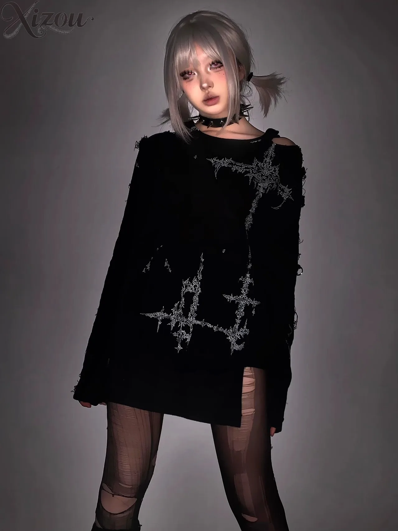 2025 Y2K Tops Women Autumn Dark Loose Tees Gothic Long-Sleeved T-Shirt Spring Autumn Retro Sexy Harajuku Oversized Tee
2025 Y2K Tops Women Autumn Dark Loose Tees Gothic Long-Sleeved T-Shirt Spring Autumn Retro Sexy Harajuku Oversized Tee