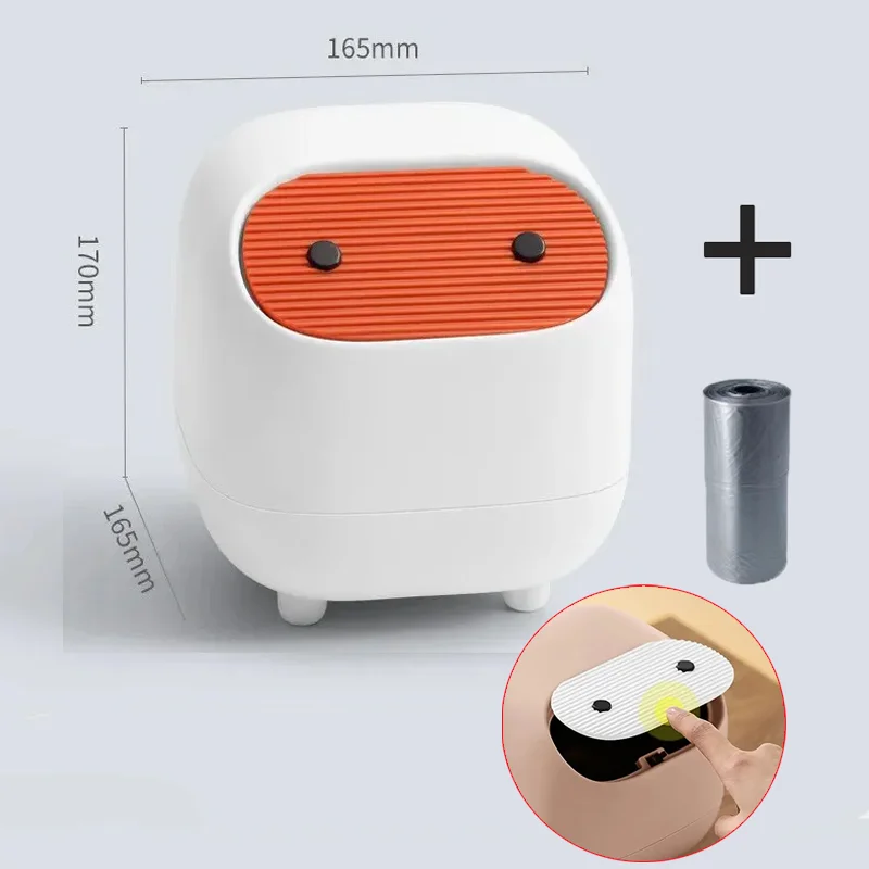 Trash Bin Small Paper Basket Contrasting Color Mini Cute Double-layer Push-type Small Trash Can Desktop Storage Tool Trash Bin
Trash Bin Small Paper Basket Contrasting Color Mini Cute Double-layer Push-type Small Trash Can Desktop Storage Tool Trash Bin