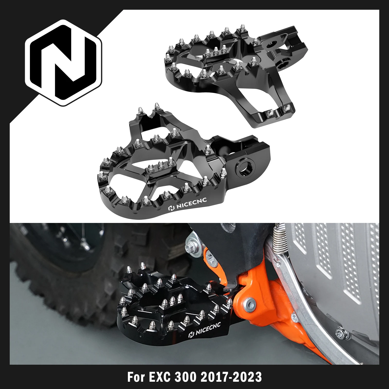 NICECNC For Husqvarna TE 300 TE 250 FE 250 FE 350 FE 450 501 2017-2023 Extender Foot Pegs Footrests TX300 TC125 FC 250 2017-2022
NICECNC For Husqvarna TE 300 TE 250 FE 250 FE 350 FE 450 501 2017-2023 Extender Foot Pegs Footrests TX300 TC125 FC 250 2017-2022