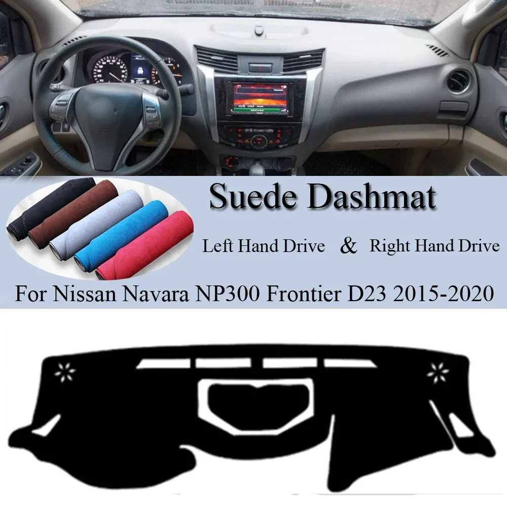 Для Nissan Navara NP300 Frontier D23 2015-2020 замшевый кожаный коврик для приборной панели, коврик для приборной панели, солнцезащитный ковер, автомобильный аксессуар
Для Nissan Navara NP300 Frontier D23 2015-2020 замшевый кожаный коврик для приборной панели, коврик для приборной панели, солнцезащитный ковер, автомобильный аксессуар