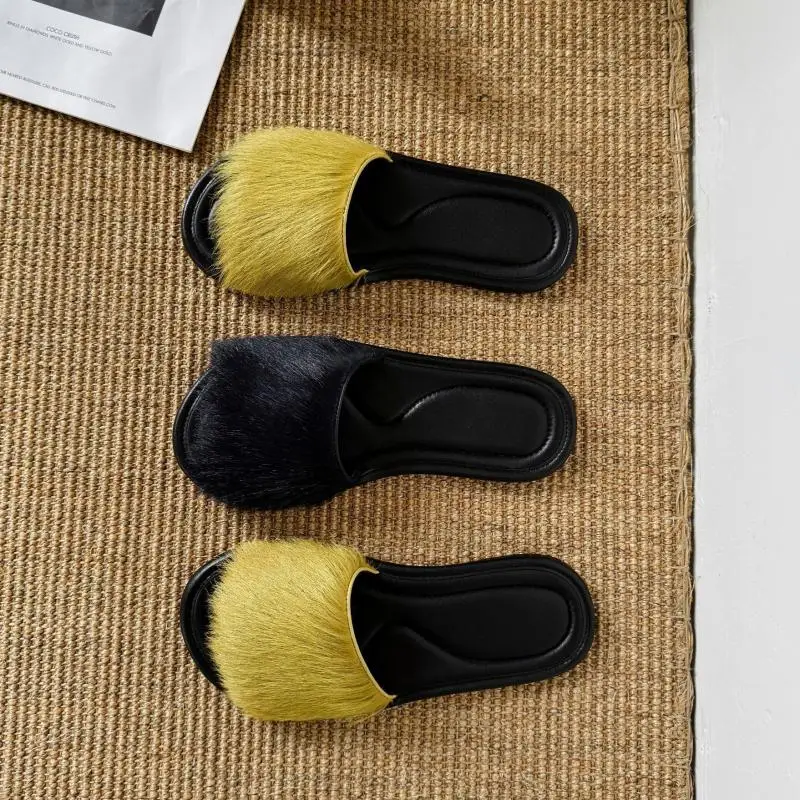 Dave&di Minimalist French Leather Summer Comfortable Outerwear Shoes For Woman Comfortable Flat Bottomed Anti Slip Cool Slippers
Dave&di Minimalist French Leather Summer Comfortable Outerwear Shoes For Woman Comfortable Flat Bottomed Anti Slip Cool Slippers