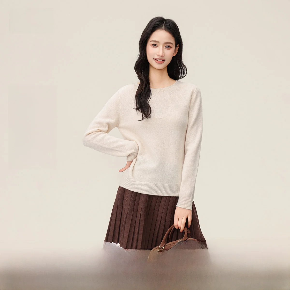 Snow Flng Women's ort round Ne Wool Blend Cotton Base irt Soft Comfortable Simple Color Knitted Top
Snow Flng Women's ort round Ne Wool Blend Cotton Base irt Soft Comfortable Simple Color Knitted Top