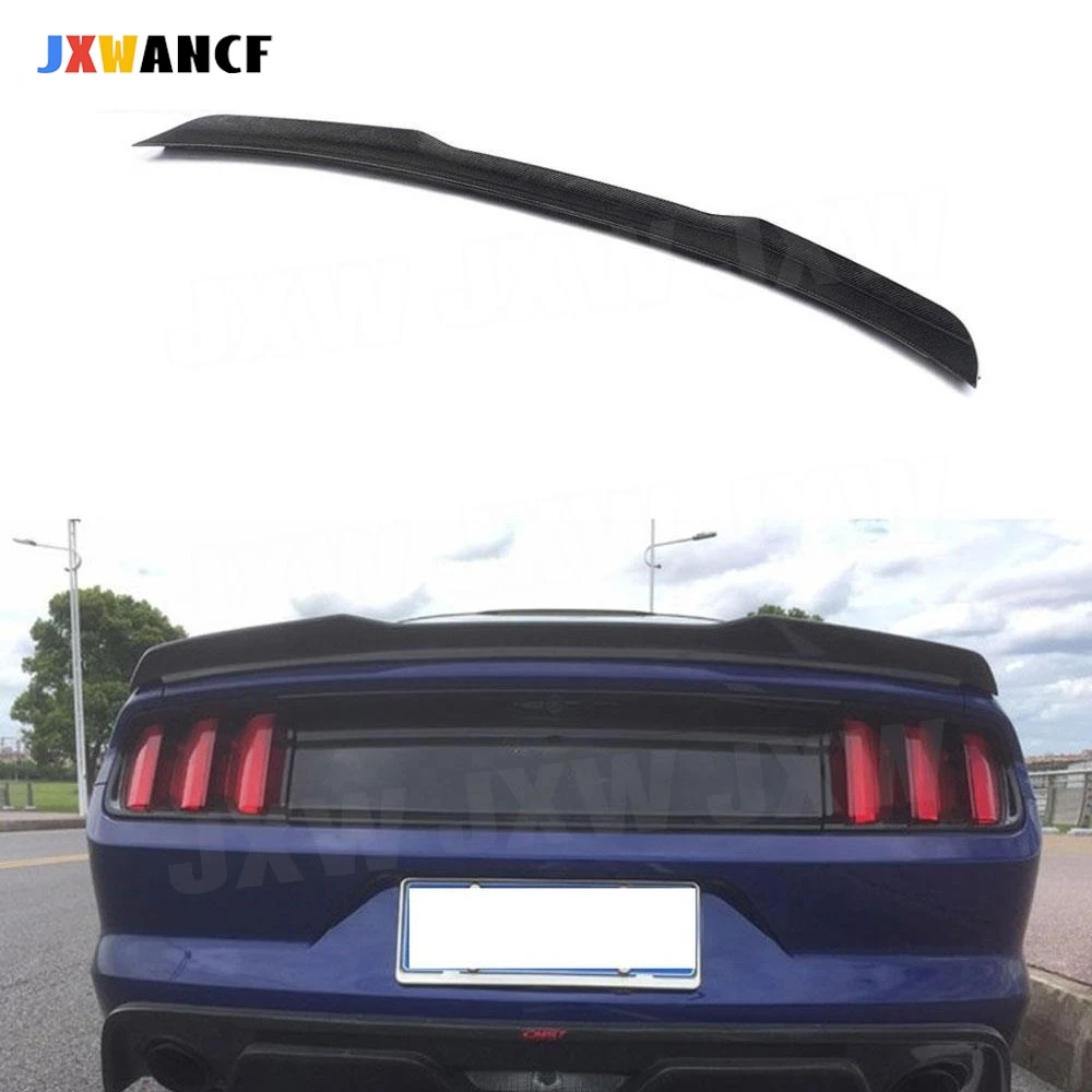 JXWANCF задний спойлер из углеродного волокна, крылья для Ford Mustang GT V8 V6 GT350R Coupe 2015-2021, задний спойлер багажника, ABS
JXWANCF задний спойлер из углеродного волокна, крылья для Ford Mustang GT V8 V6 GT350R Coupe 2015-2021, задний спойлер багажника, ABS