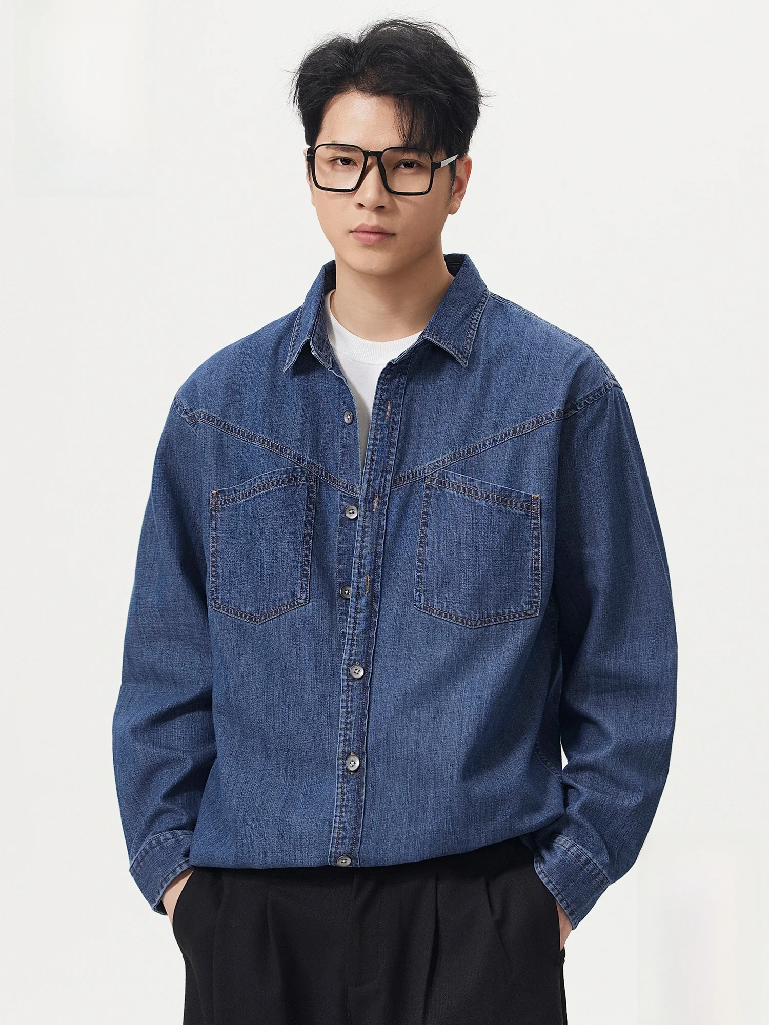 PaulFrank Spring American Deconstructed Workwear Jaet Men Design Sense Denim Patchwork Collar Coat Large Mouth Monkey
PaulFrank Spring American Deconstructed Workwear Jaet Men Design Sense Denim Patchwork Collar Coat Large Mouth Monkey