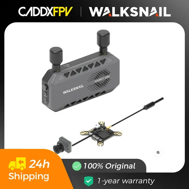 CADDX Walksnail Ascent VRX Receiver 5.8Ghz 6km Long Range HD FPV Receiver Compatible with Ascent VTX for All HDMI Input FPV Gogg
CADDX Walksnail Ascent VRX Receiver 5.8Ghz 6km Long Range HD FPV Receiver Compatible with Ascent VTX for All HDMI Input FPV Gogg