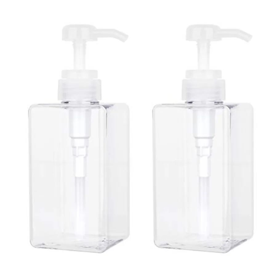 Pump Bottle, Refillable Plastic Empty Lotion Soap Dispenser Liquid Container for Bathroom Shampoo and Body Wash, 2 Pack
Pump Bottle, Refillable Plastic Empty Lotion Soap Dispenser Liquid Container for Bathroom Shampoo and Body Wash, 2 Pack