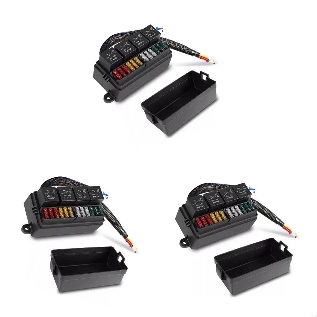 12V-24V 4 реле 12 Fuses Automotive Relays Box с предварительно проводной 4-контактной/5-контактной ретрансляцией конструкции для
12V-24V 4 реле 12 Fuses Automotive Relays Box с предварительно проводной 4-контактной/5-контактной ретрансляцией конструкции для