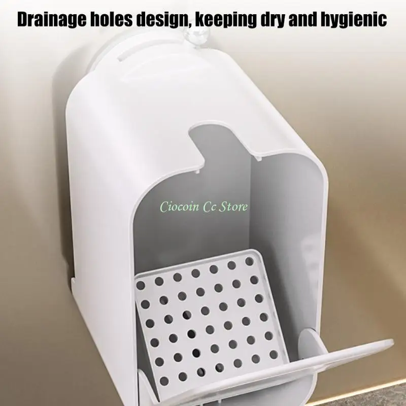 X90F Modern Wall Mounted Toilet Brush Set with Comfort Handle & Auto Opening Lid Designs Easy to Use for Bathroom
X90F Modern Wall Mounted Toilet Brush Set with Comfort Handle & Auto Opening Lid Designs Easy to Use for Bathroom