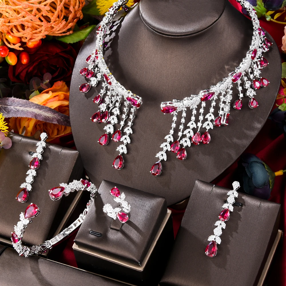 GODKI Famous Brand Luxury African/Indian Jewelry Sets For Women Wedding Party Zircon Crystal Dubai Bridal Jewelry Set Gift
GODKI Famous Brand Luxury African/Indian Jewelry Sets For Women Wedding Party Zircon Crystal Dubai Bridal Jewelry Set Gift