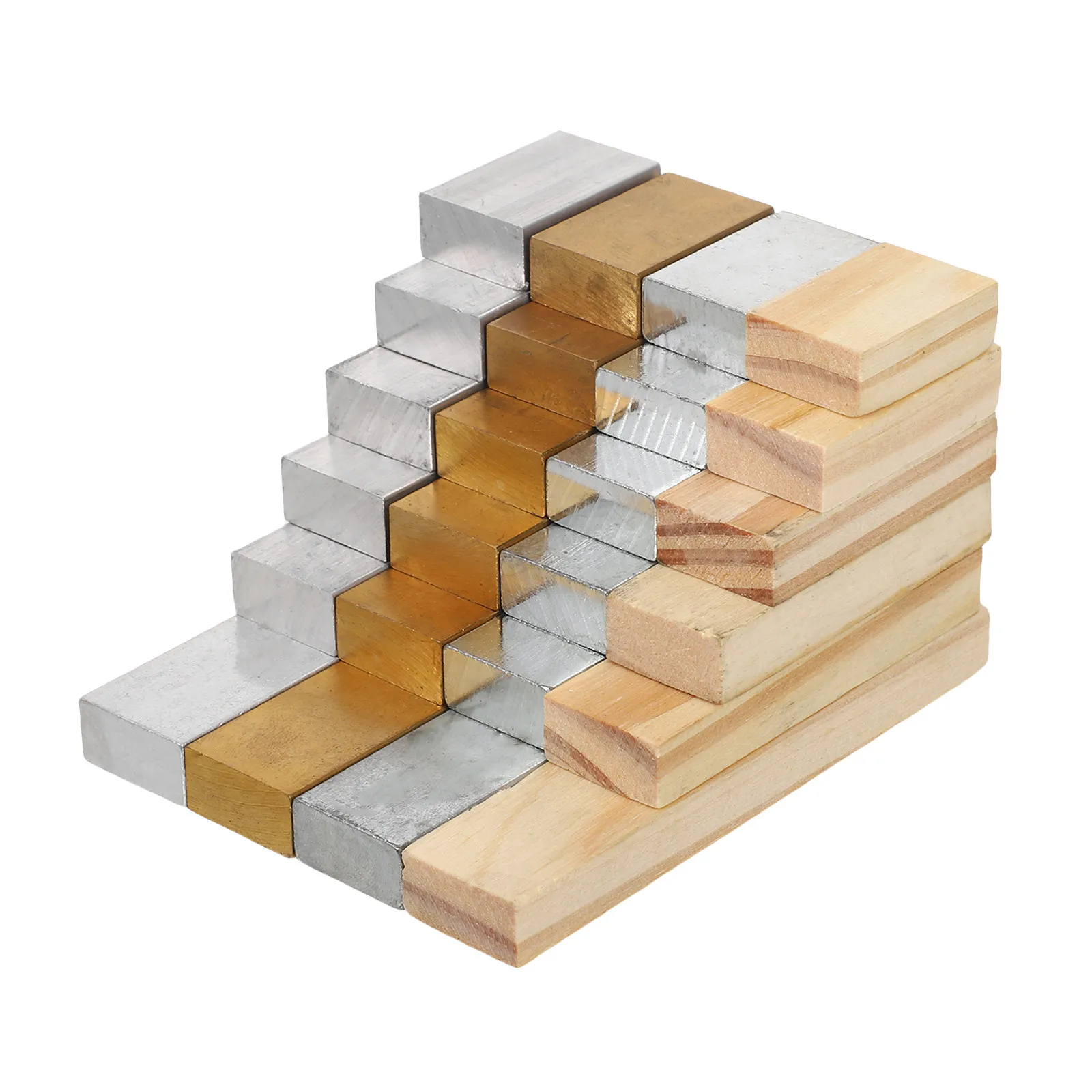 24Pcs Science Density Blocks Multi-Material Rectangular Set Precision Physics Lab Teaching Tool Classroom Education Science
24Pcs Science Density Blocks Multi-Material Rectangular Set Precision Physics Lab Teaching Tool Classroom Education Science