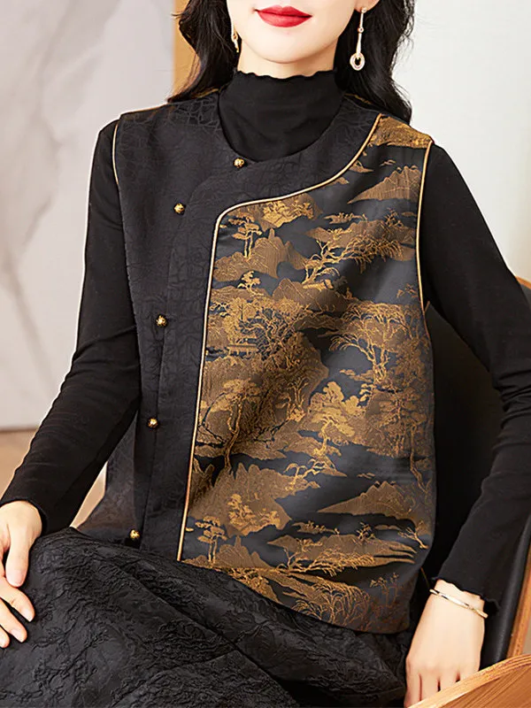 Стильный китайский повседневный жилет-куртка для женщин: новая модная верхняя одежда на весну, осень и зиму, прямой крой, стандартная длина
Стильный китайский повседневный жилет-куртка для женщин: новая модная верхняя одежда на весну, осень и зиму, прямой крой, стандартная длина