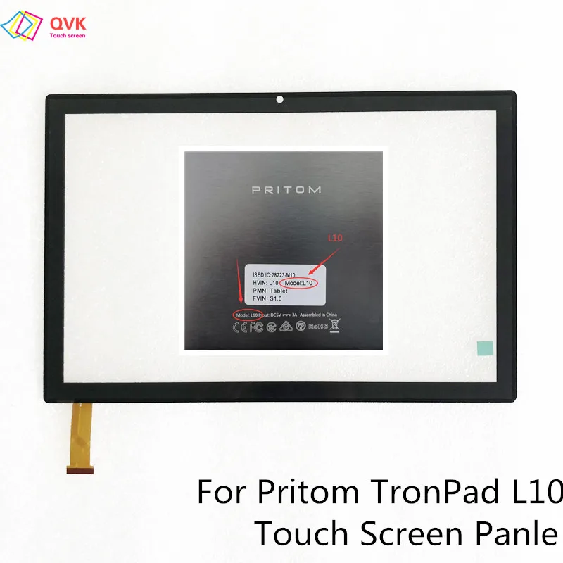 10.1 Inch Black For Pritom TronPad L10 Tablet Capacitive touch screen panel repair and replacement parts L10
10.1 Inch Black For Pritom TronPad L10 Tablet Capacitive touch screen panel repair and replacement parts L10