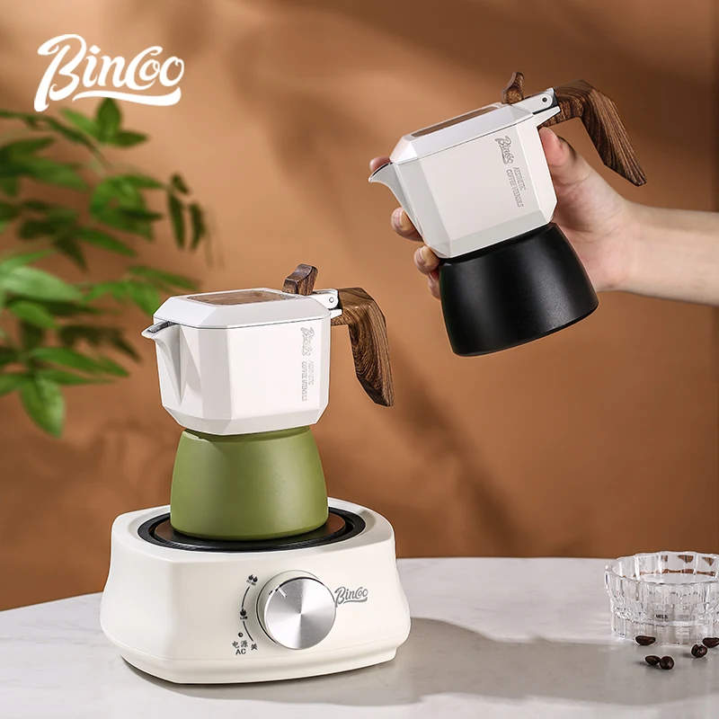 Bincoo Classic Italian Double Valve Coffee Pot Aluminum Mocha Pot Concentrated Extraction Electric Stove Heating Base 500W 220V
Bincoo Classic Italian Double Valve Coffee Pot Aluminum Mocha Pot Concentrated Extraction Electric Stove Heating Base 500W 220V