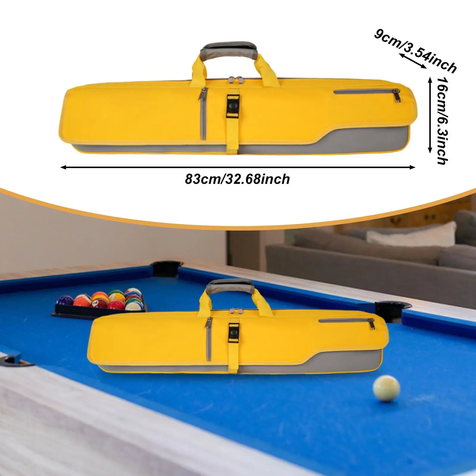 Professional Billiard Cue Case Durable Oxford Cloth Pool Stick Holder with Shoulder Strap for Billiard Enthusiasts
Professional Billiard Cue Case Durable Oxford Cloth Pool Stick Holder with Shoulder Strap for Billiard Enthusiasts
