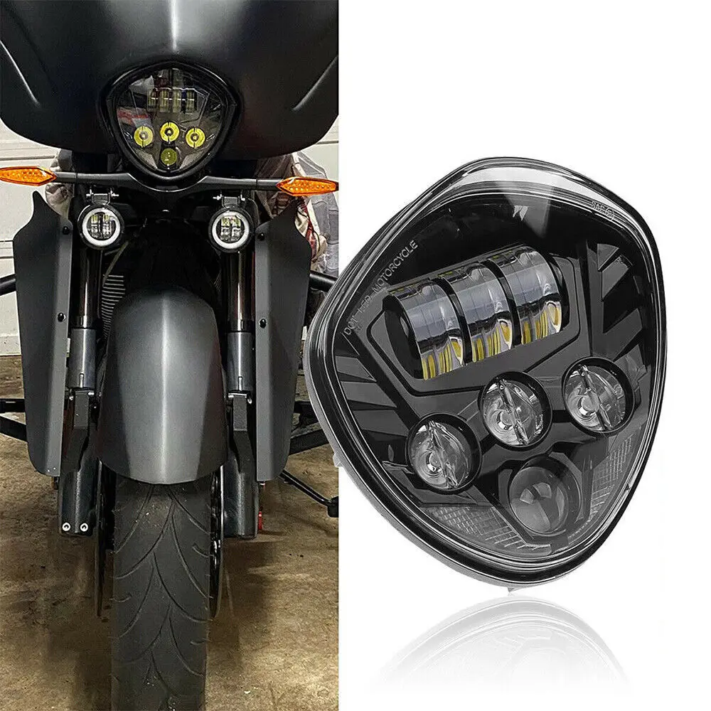 OVVS Motorcycle Parts Front Projector Headlamp With High Low Beam LED Motorcycle Headlight For Victory Cross Country
OVVS Motorcycle Parts Front Projector Headlamp With High Low Beam LED Motorcycle Headlight For Victory Cross Country