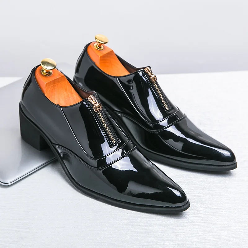 Luxury Brand Men Leather Shoes Fashion Business Casual Shoes Designer Pointed Dress Shoes for Men Banquet Party Wedding Footwear
Luxury Brand Men Leather Shoes Fashion Business Casual Shoes Designer Pointed Dress Shoes for Men Banquet Party Wedding Footwear