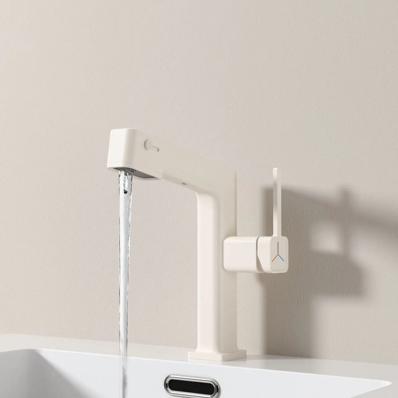 Milky white dechlorination skin beauty digital display pull-out faucet bathroom bathroom hot and cold
Milky white dechlorination skin beauty digital display pull-out faucet bathroom bathroom hot and cold