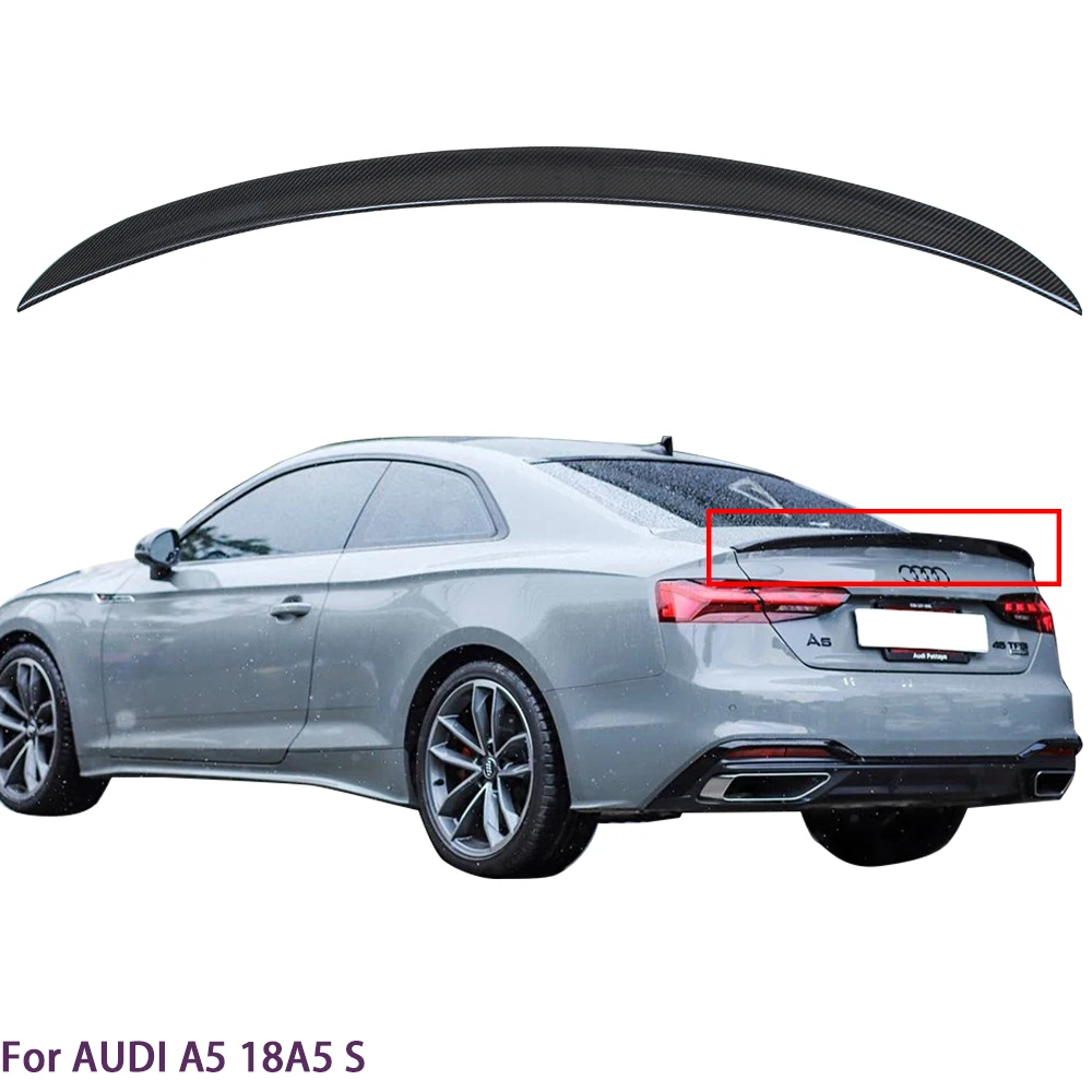 For AUDI A5 S5 RS5 B9 2Door Coupe S Style Carbon Fiber Rear Spoiler Trunk Wing 2016-2025
For AUDI A5 S5 RS5 B9 2Door Coupe S Style Carbon Fiber Rear Spoiler Trunk Wing 2016-2025