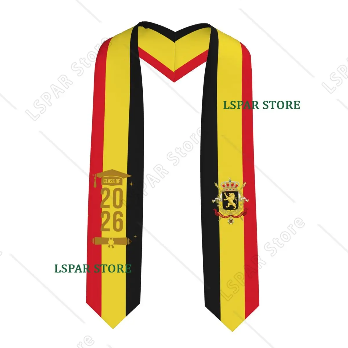 Class Of 2026 Belgium Flag Graduation Stole Sash Scarf For International Students Proud 183CM Long
Class Of 2026 Belgium Flag Graduation Stole Sash Scarf For International Students Proud 183CM Long