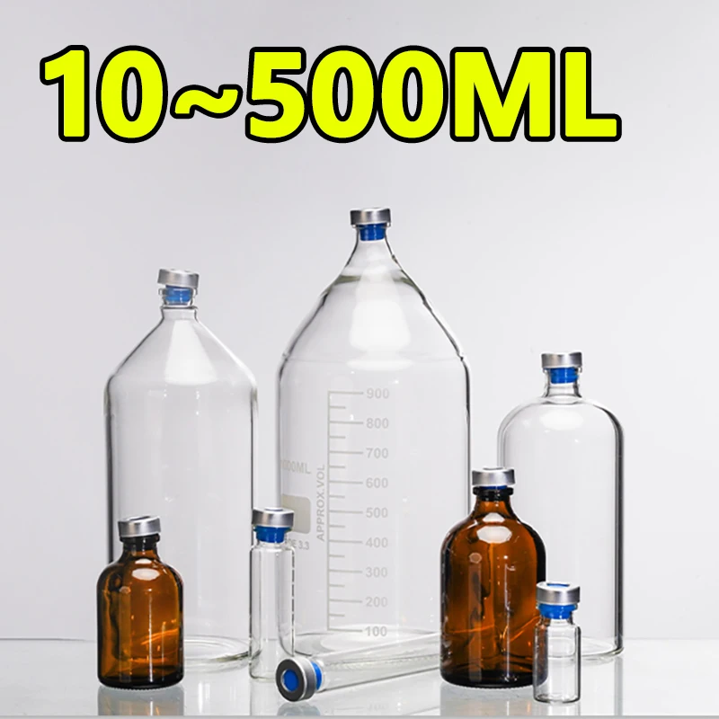 Glass anaerobic bottle, jaw bottle, serum fermentation reaction glass bottle, transparent brown sealed culture bottle 10~1000ml
Glass anaerobic bottle, jaw bottle, serum fermentation reaction glass bottle, transparent brown sealed culture bottle 10~1000ml