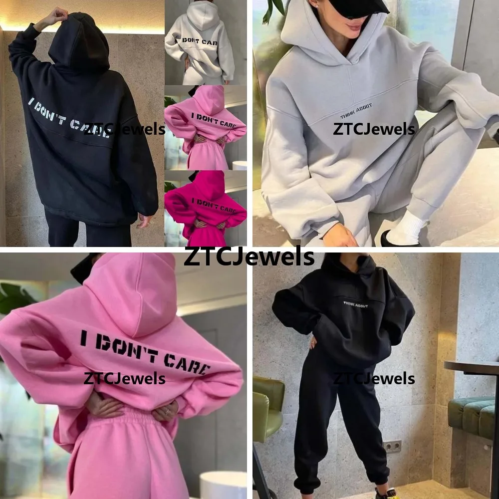 Cosplay Hooded Sweatshirt Set Women Letter Print Hoodie and Pants Casual Outfits Long Sleeve Drawstring Female Jogger Suit
Cosplay Hooded Sweatshirt Set Women Letter Print Hoodie and Pants Casual Outfits Long Sleeve Drawstring Female Jogger Suit