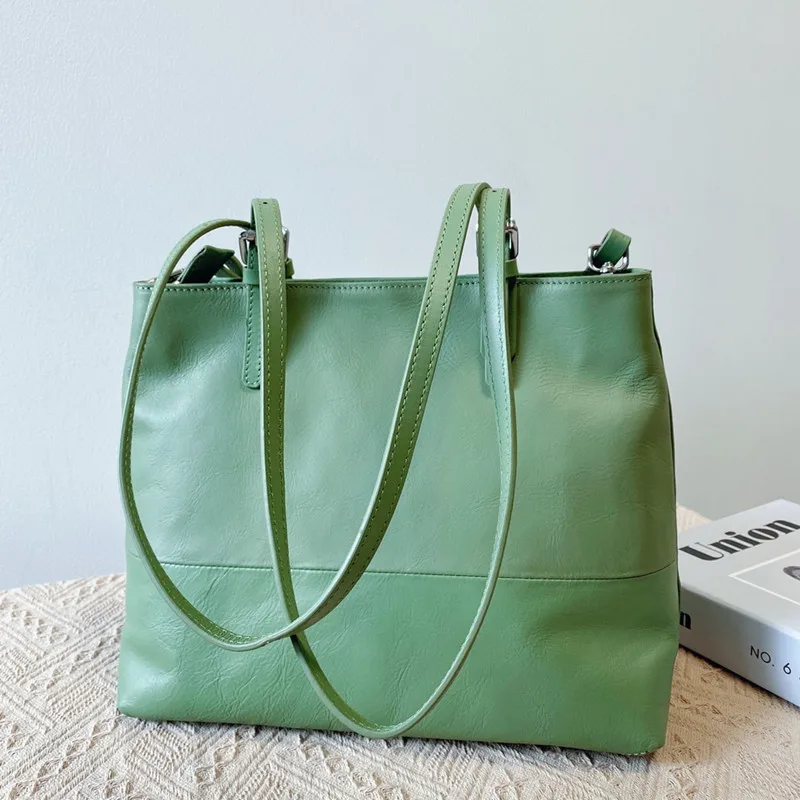 Fashion Women Tote Bag New Genuine Leather Lady Handbags Shoulder Bag Large Simple Tote Bag First Layer Cowhide Crossbody Bags
Fashion Women Tote Bag New Genuine Leather Lady Handbags Shoulder Bag Large Simple Tote Bag First Layer Cowhide Crossbody Bags